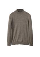 Mango Man Mango Man Stripe Patterned Wool Sweater