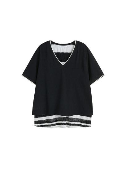 Violeta By Mango Violeta By Mango Double-layered T-shirt