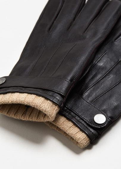 Mango Man Mango Man Wool-lining Leather Gloves