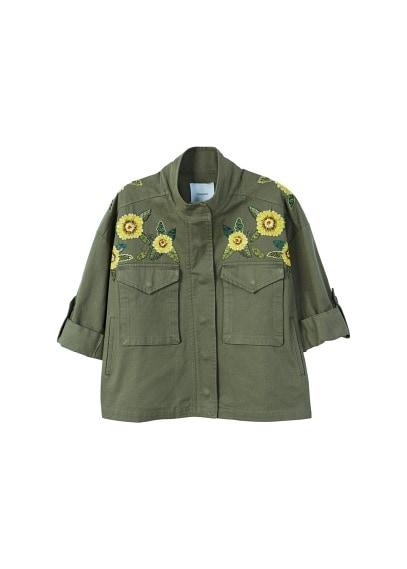 Mango Mango Bead Embroidery Jacket