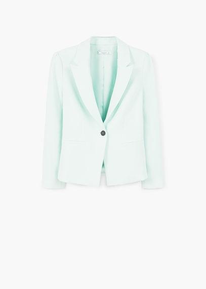 Mango Mango Puffed-shoulder Blazer