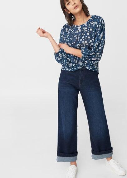 Mango Mango Floral Print T-shirt