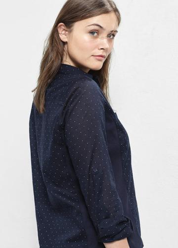 Violeta By Mango Violeta By Mango Polka-dot Cotton Blouse