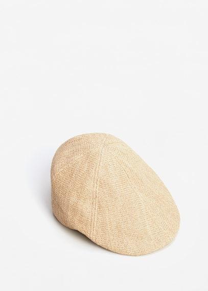 Mango Man Mango Man Herringbone Pattern Flat Cap