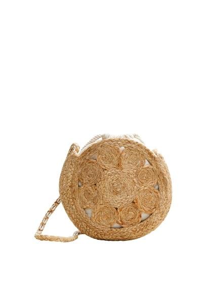 Mango Mango Round Jute Bag