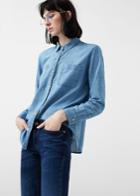 Mango Mango Cotton Linen-blend Shirt