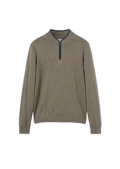 Mango Man Mango Man Contrast-edge Cashmere Sweater
