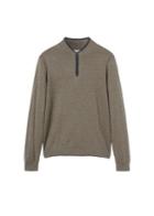 Mango Man Mango Man Contrast-edge Cashmere Sweater