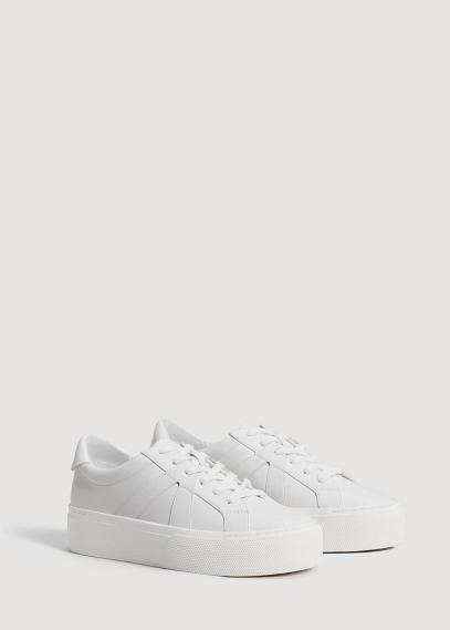Mango Mango Platform Lace-up Sneakers