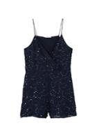 Mango Mango Embroidered Sequins Jumpsuit