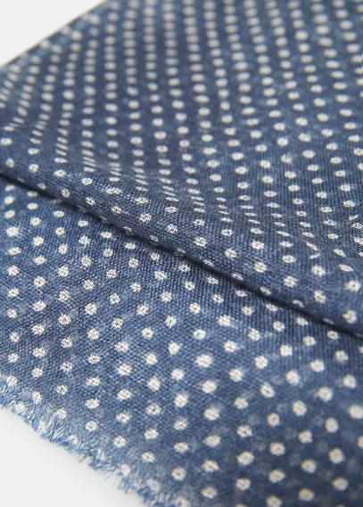 Mango Man Spots Print Scarf