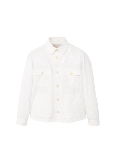 Mango Man Mango Man Linen-cotton Blend Jacket