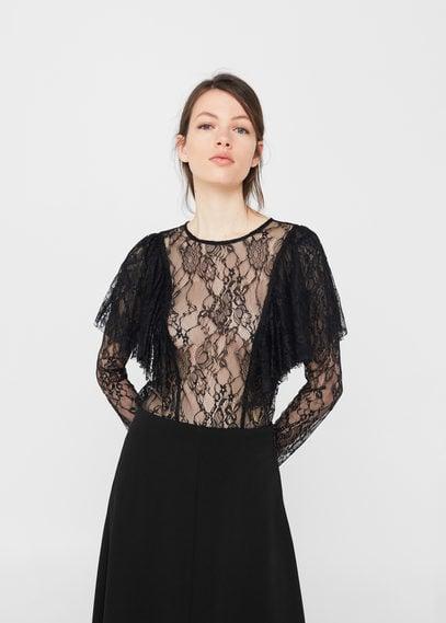 Mango Mango Shirt Black