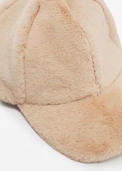 Mango Mango Faux Fur Cap