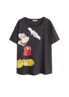 Violeta By Mango Violeta By Mango Mickey Mouse T-shirt
