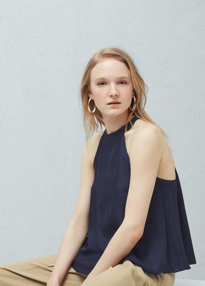 Mango Mango Halter Neck Top