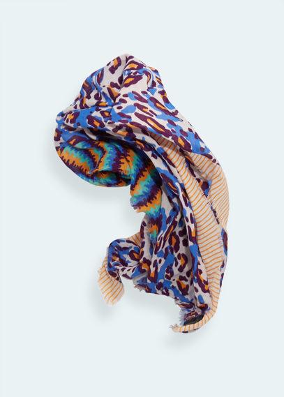 Mango Mango Multicolor Print Scarf