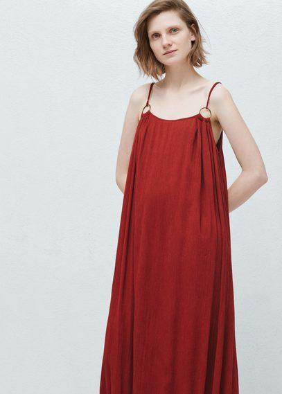 Mango Mango Long Cotton Dress
