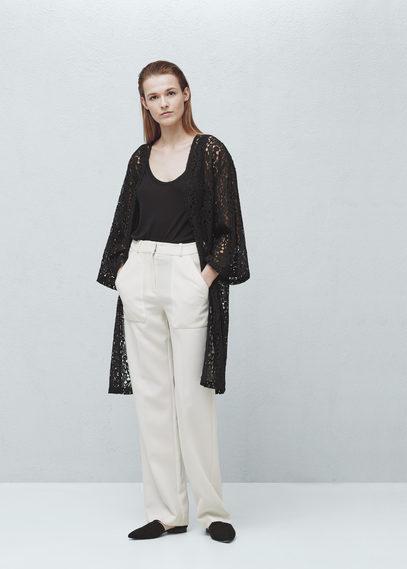Mango Guipure Caftan