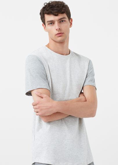 Mango Man Mango Man Contrast Sleeve T Shirt
