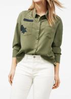 Violeta By Mango Violeta By Mango Military Soft Shirt