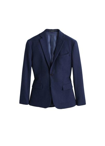 Mango Man Mango Man Pinstripe Slim-fit Suit Blazer