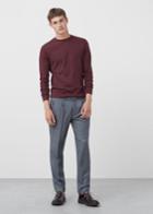 Mango Man Mango Man Fine-knit Cotton Sweater