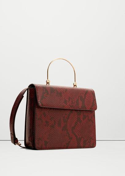 Mango Mango Snake Effect Bag