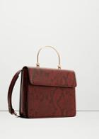 Mango Mango Snake Effect Bag