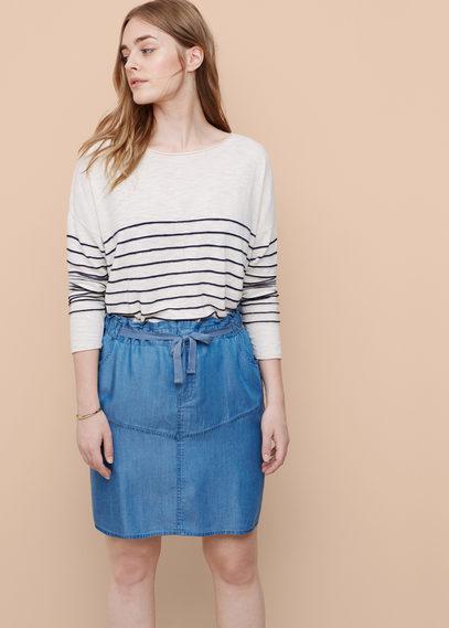 Violeta By Mango Violeta By Mango Denim Soft Skirt