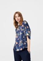 Mango Mango Contrasting Design T-shirt