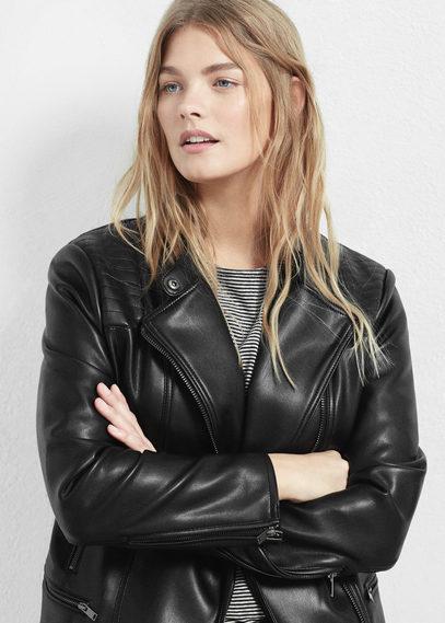 Violeta By Mango Violeta By Mango Zipped Biker Jacket
