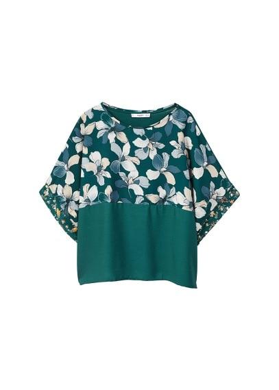 Mango Mango Combined Printed T-shirt