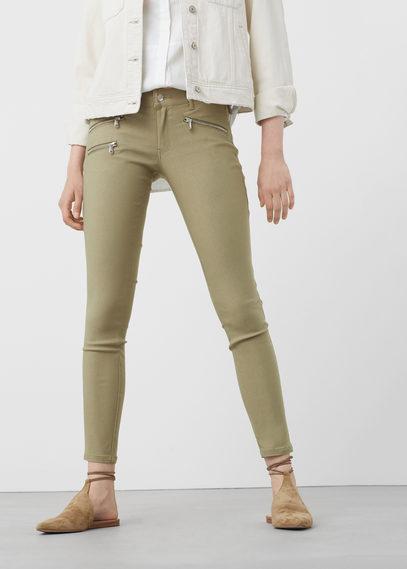 Mango Mango Zip-pocket Slim-fit Trousers