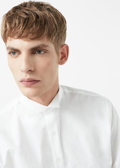 Mango Man Mango Man Slim-fit Tailored Wing Collar Shirt