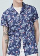 Mango Man Mango Man Regular-fit Floral Print Shirt