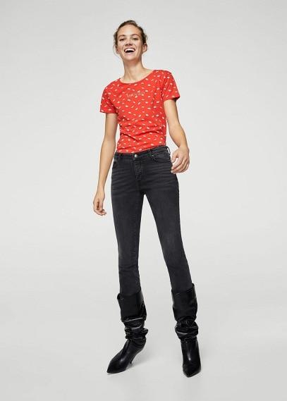 Mango Mango Logo Print T-shirt