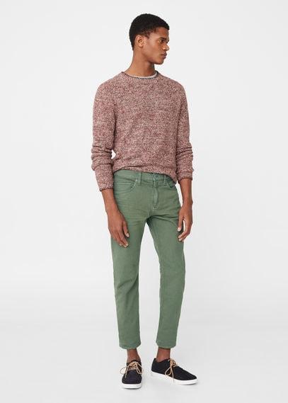 Mango Man Mango Man Slim-fit Khaki Alex Jeans