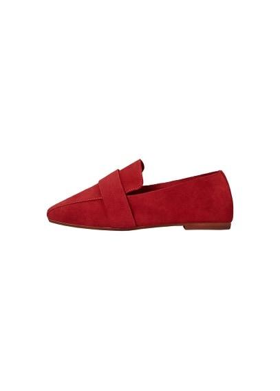 Violeta By Mango Violeta By Mango Suede Leather Loafers