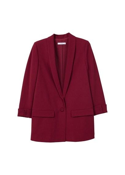 Mango Mango Shawl Collar Structured Blazer