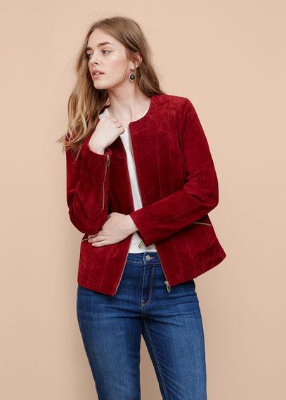 Violeta By Mango Violeta By Mango Suede Jacket