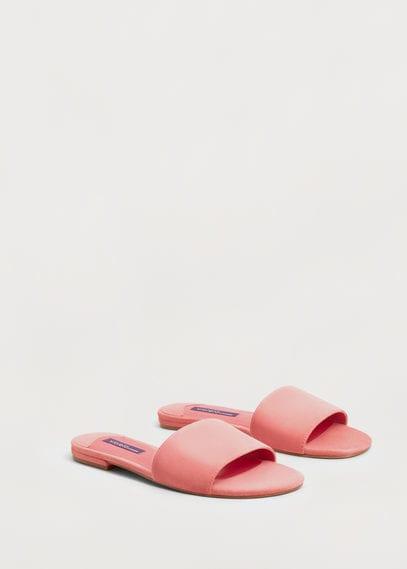 Violeta By Mango Violeta By Mango Leather Sandals