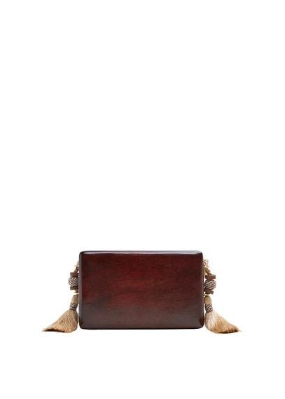 Violeta By Mango Violeta By Mango Wood Box Bag