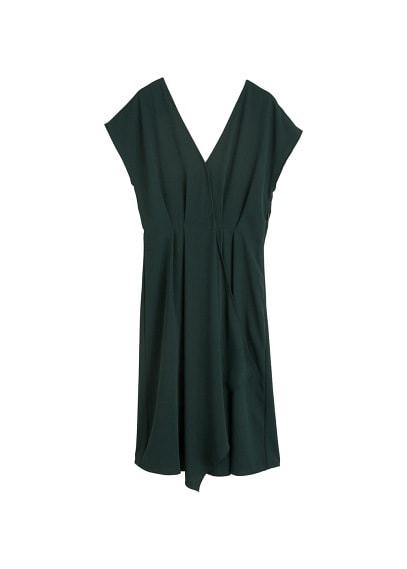 Mango Mango Wrapped Midi Dress