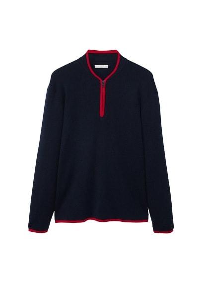 Mango Man Mango Man Contrast-edge Sweater