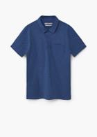 Mango Man Mango Man Printed Cotton Polo Shirt