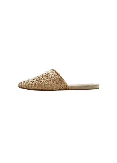 Mango Mango Braided Design Mules