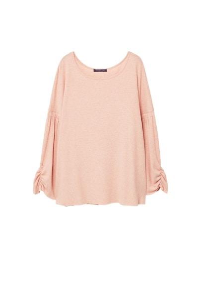 Violeta By Mango Violeta By Mango Ruched Sleeve Sweatshirt