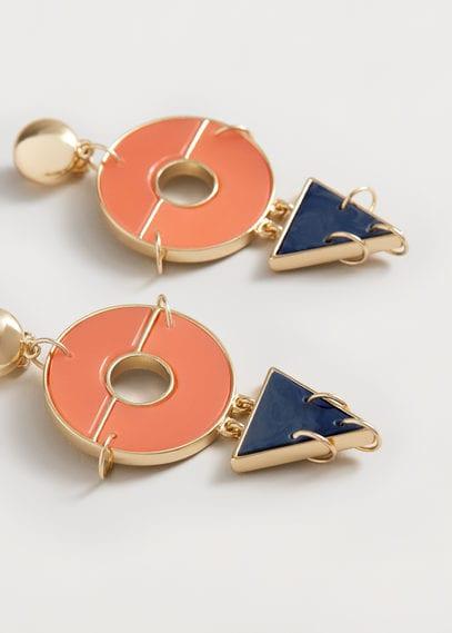 Violeta By Mango Violeta By Mango Geometric Earrings