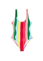 Mango Mango Striped Swimsuit